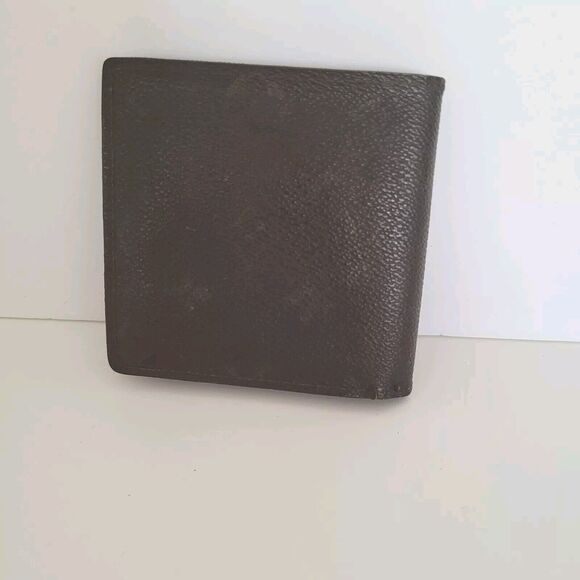 Vintage Louis Vuitton Men's LV Brown Bi-Fold Leather Wallet Monogram Card Bill - Picture 2 of 12
